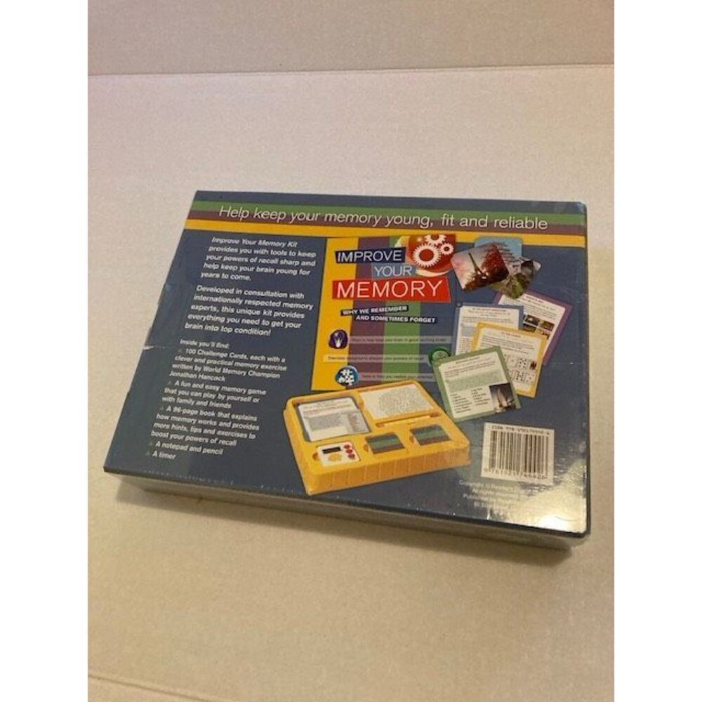 NEW Reader's Digest ‘Improve Your Memory Kit’ Game for Adults / Sealed Box - Picture 2 of 12